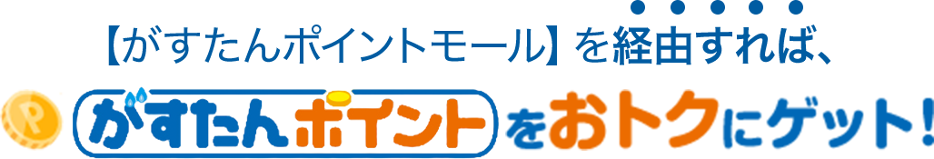 ポイントお得にゲット