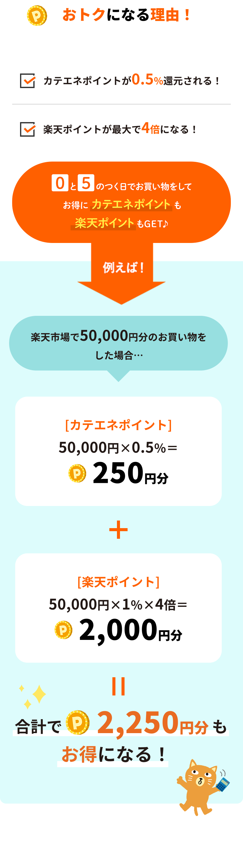 おトクになる理由！